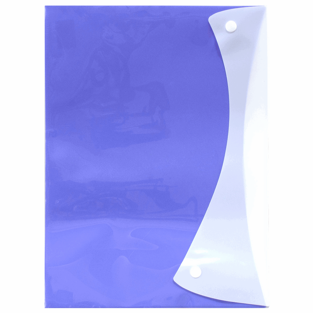 Папка-конверт на кнопках А4, фіолетова H-Tone (JJ409303-purple)